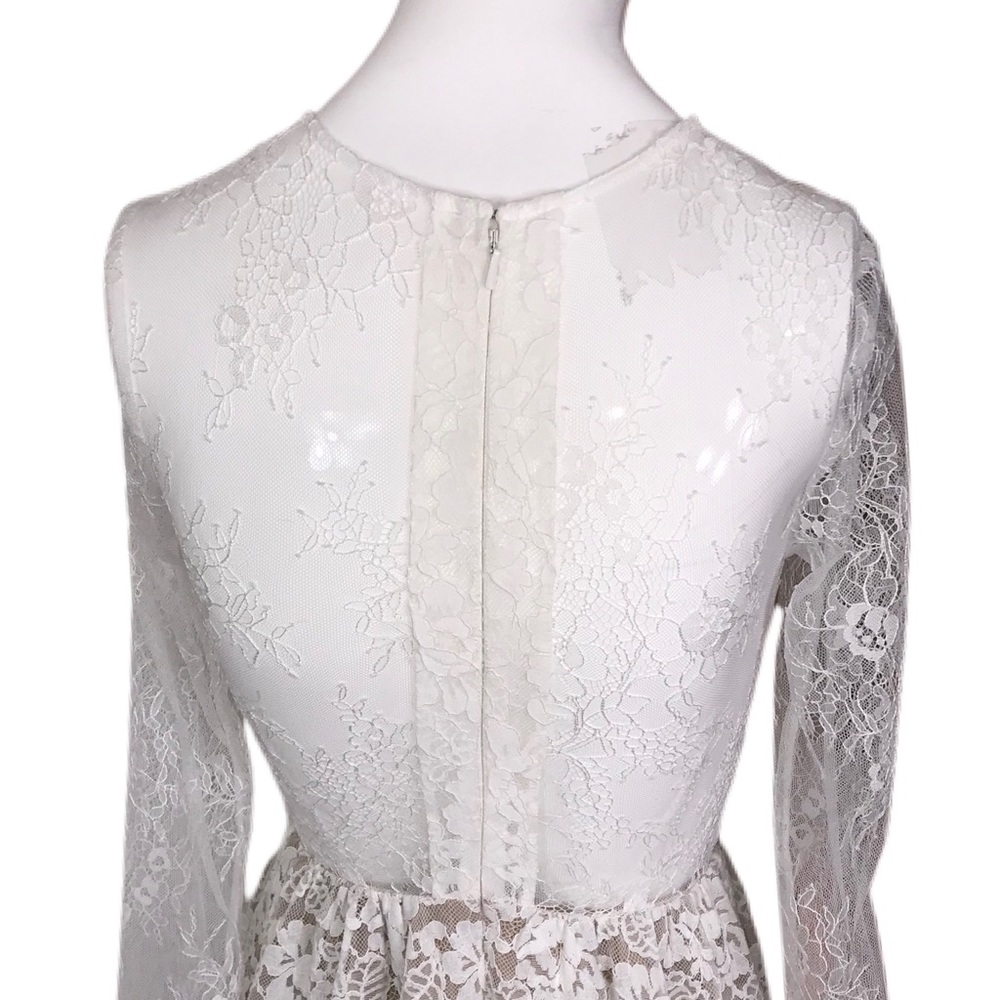 Anthropologie SAU Lace Illusion Bodice Special Occasion Dress, US size 0 - Picture 7 of 11